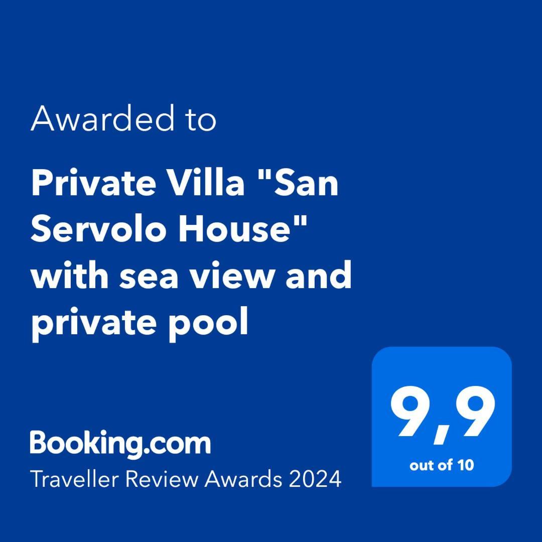 Private Villa "San Servolo House" With Sea View And Private Pool Buje Exterior photo